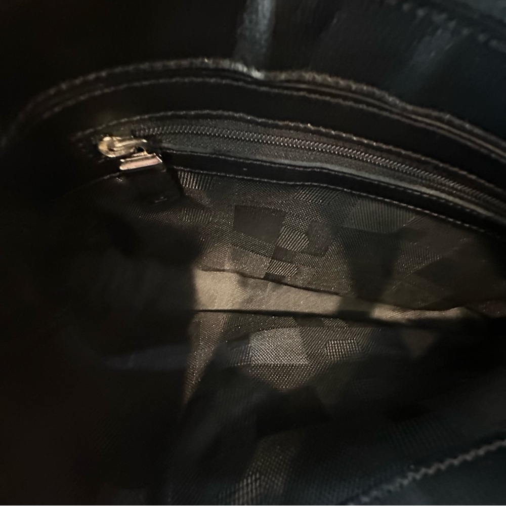 Bally Black Leather Handbag with Silver Accents - Picture 9 of 10